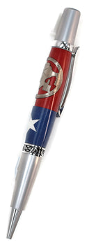 Texas Coin over Texas Flag - 1001