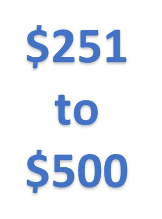 $251-$500