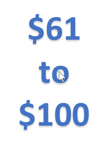 $61-$100