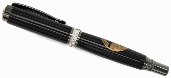 Liberty Coin on Black Carbon Fiber - 1005