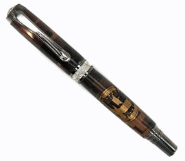 Army BDU with Gold Liberty Coin Fountain Pen - 1004