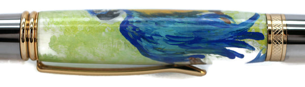 Hand Painted Parrot - 1079