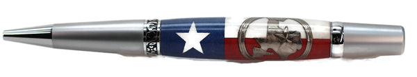 Texas Coin over Texas Flag - 1001