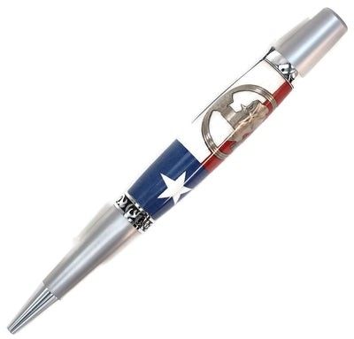 Texas Coin over Texas Flag - 1001